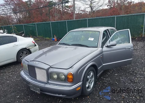 2001 Bentley Arnage из США, поврежденный, VIN SCBLC31E81CX06555